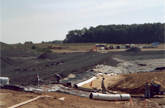 Construction of liner pad 4