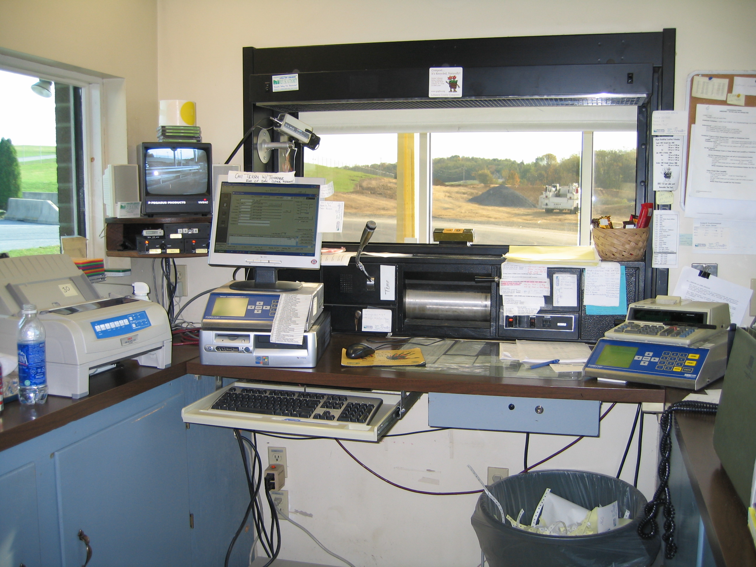 The inside operations of the Scale House